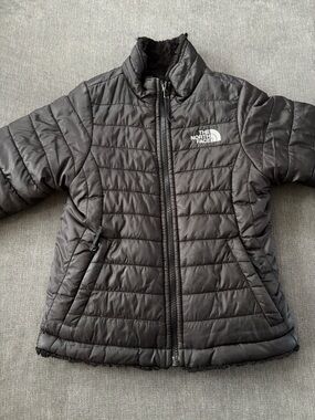 The North Face Black Plush Fleece Zip Jacket